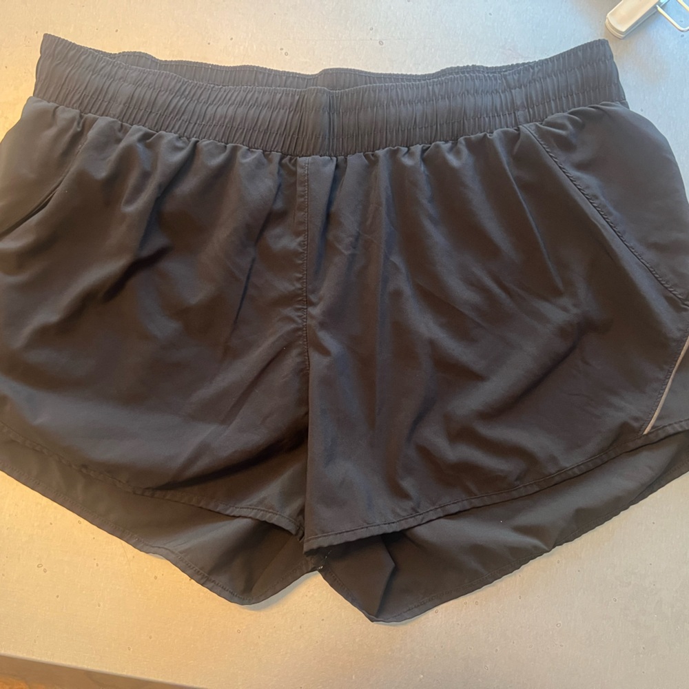 4/$10 All in Motion Black Athletic Shorts with Elastic Waistband
